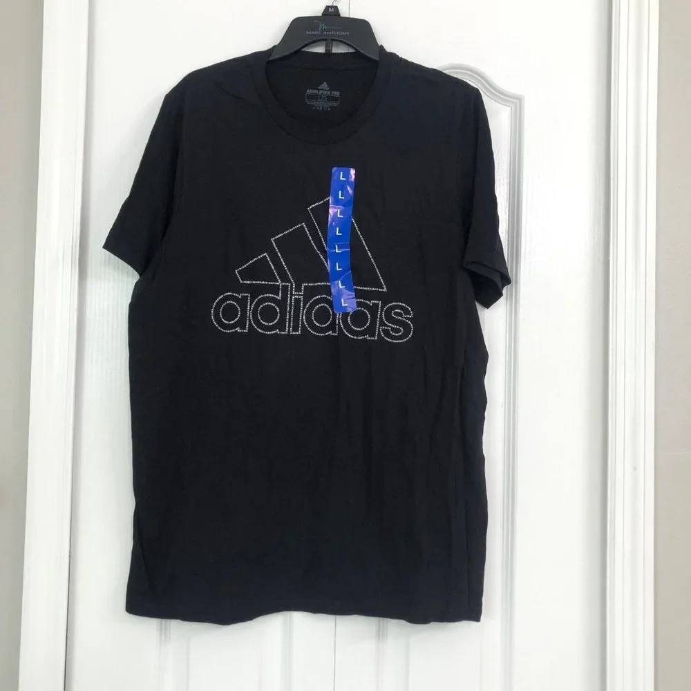 NWT Adidas Amplifier short sleeve Tee-shirts black large